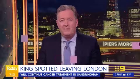 British TV personality Piers Morgan speaks on the latest update of King Charles and Prince Harry. #9Today | WATCH LIVE 5.30am | TODAY
