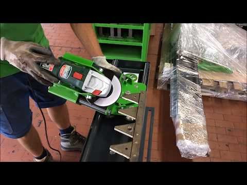 Schärfgerät für Mähmesser, Doppelmesser-Schleifgerät - Schleifer für Ibex, Brielmaier, Heckenscheren