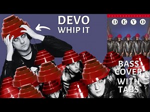 Devo - Whip It Bass Cover (with tabs)