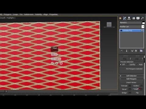 3DS MaX Tutorial - Mesh - Grill Simple modeling