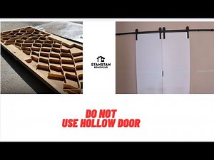 How to Install a Stylish Barn Door Using a Hollow Core Door - Easy DIY Guide!