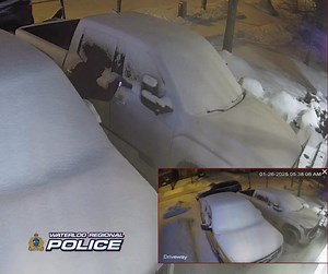 331K views · 426 reactions | Since January 1, 2025, there have been 12 vehicle theft/attempted theft reports involving Toyota Tundra's. Below the suspect observes the tag tracking sticker in the Toyota Tundra window and leaves. Anti-theft devices help reduce the risk. More safety tips here: https://wrps.info/420F3vp | Waterloo Regional Police Service | Facebook