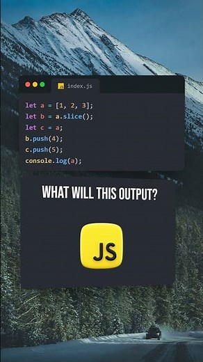 Can You Solve This JavaScript Array Reference Quiz? Test Your Coding Sk #javascript #coding #shorts