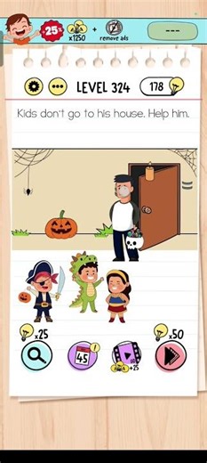 🧠 Brain Test Level 324 SOLVED! 😱 Ultimate Brain Move!