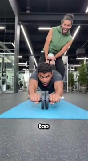 (Part 2) Gym Fail: Ab Roller Becomes A Human Wheel
