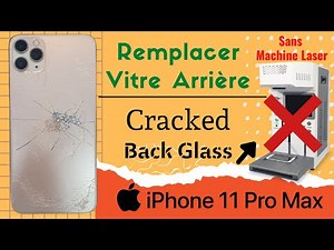 Repair Back Glass iPhone 11 Pro Max / Cracked Broken Glass Without Laser Machine