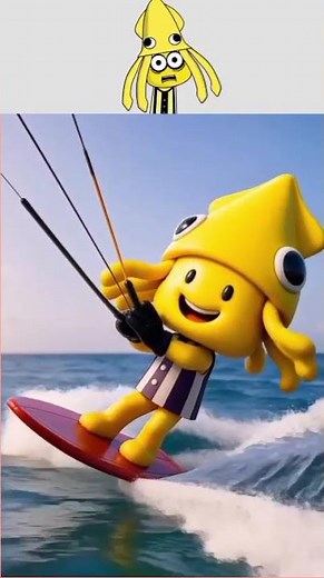 SPRUNKI OC- SQUID KID From 99 Nights in the Forest Roblox kite surfing #sprunki #incredibox