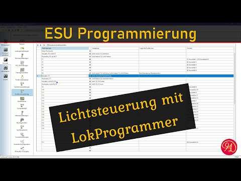113# ESU Programmierung Lichtsteuerung mit LokProgrammer