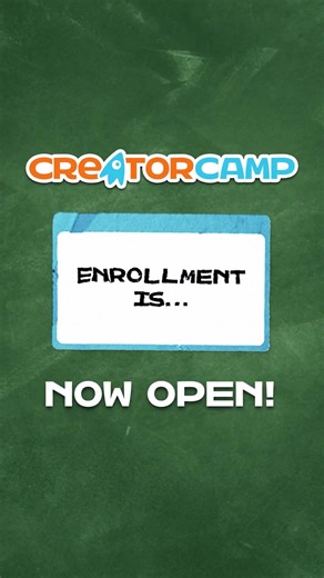 It's finally here! Creator Camp Summer Enrollment is officially OPEN! 🥳🎉 #foryoupage #summercamp #enrollnow #viral #tiktok