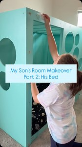 2.1K views · 14K reactions | I wasn’t planning on doing his bed next but when your 2 year old can climb out of the crib and is getting a quick workout in daily, it’s time for a big kid bed! This will stand alone for now but there is going to be so much more added to this part of the room, so stick around! #diy #diyprojects #kidsroom #neurodivergent #kidsbed #womenwhodiy | Breezing Through | Facebook
