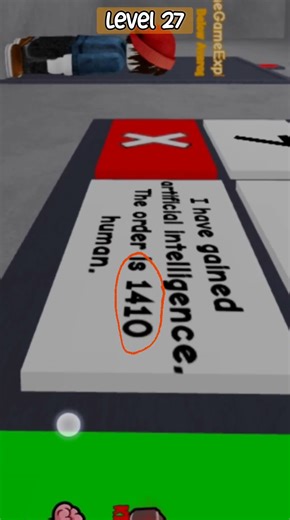 Roblox IQ Test Level 27 Completed! How to complete #roblox IQ-27 #shorts #robloxshorts #gamingshorts