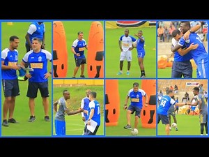 Abatoza n'abakinnyi bashya ba Rayon Sports bakoze imyitozo yitabiriwe nabafana benshi