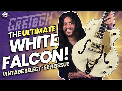 1959 'White Falcon' REISSUED! - The Gretsch G6136T-59 White Falcon Is As Awesome As It Is Beautiful!