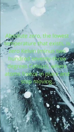 Absolute Zero – The Limit of Cold That Cannot Be Surpassed