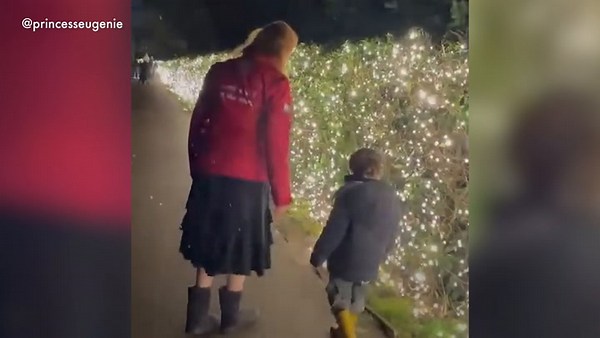 WATCH: Eugenie shares rare glimpse of her sons
