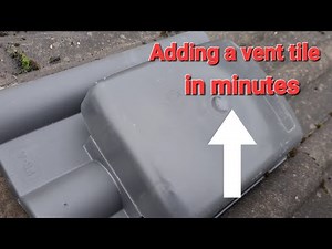 installing a vent tile in minutes! #vent