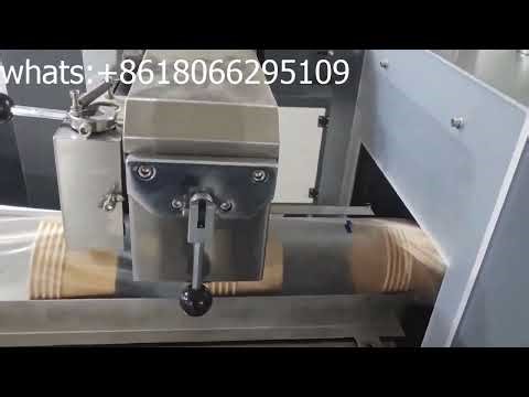 single line paper bowls cup counting and packing machine
