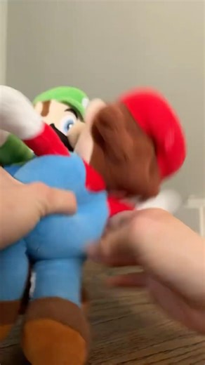 Hello Mario but they actually fall off the stairs #mario