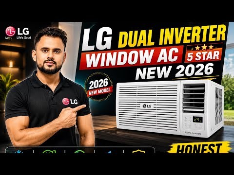 ⚡ LG Window AC 5 Star AW-Q18WUZA Honest Review | Dual Inverter AC 2026 | Worth Buying?