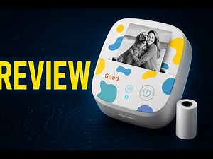 Review - XenGro Mini Portable Sticker Printer, Mini Thermal Printer with 3 Rolls Paper, B