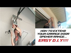 How To Extend Your Garage Door Opener Range...EASY D.I.Y!!!!