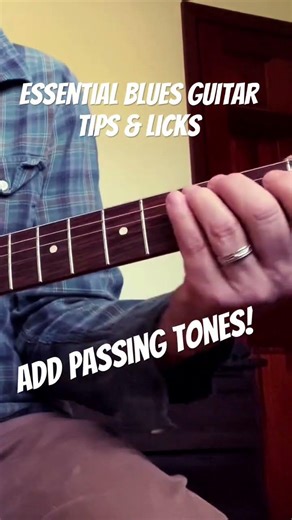 Essential Blues Guitar! Passing tones.