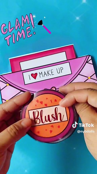 DIY Paper Doll Makeup Kit and Printables