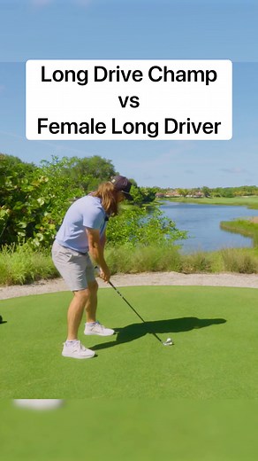Can a World Long Drive Champ Beat a Female Long Driver?