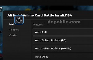 Roblox Anime Card Battle Script Toplama, Farm Hilesi İndir 2025