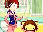 Play Saras Cooking Class - Monkey Cake | Free Online  Games. KidzSearch.com