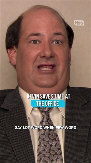 "Why waste time say lot word when few word do trick" 🧠 #TheOffice | TBS