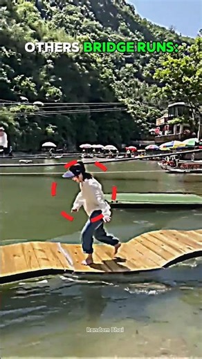 Bridge Runs Chalenge 😱 #shorts #viral #trending