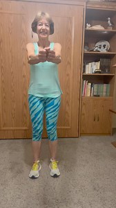 I had not reached overhead much for a long time until I got back into working out. This is such a good exercise for our posture and our shoulders, plus the second part challenges our balance. | Fit with Carol Stines