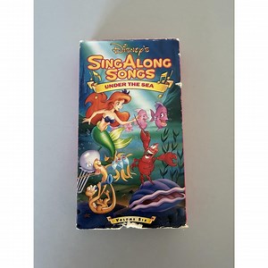 1990 Disney Sing Along Songs Under the Sea VHS Video Tape Little Mermaid Vol. 6 - Etsy Canada