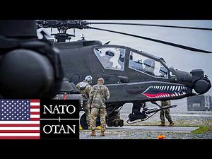 U.S. Army, NATO: AH-64E Apache Counter-Drone Operations in Germany