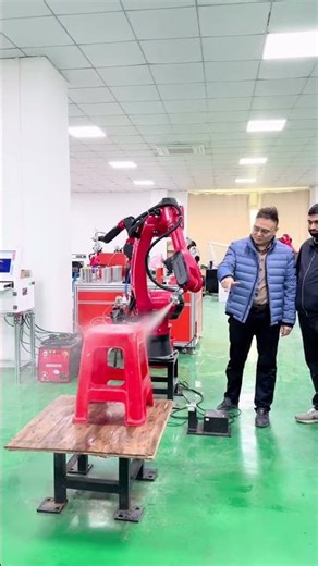 Robot #WeldingRobot #robot #robotfactory#Programming-free spraying robot#Six-axis robot