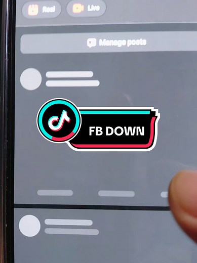 BLUE APP DOWN #fbdown #fberror