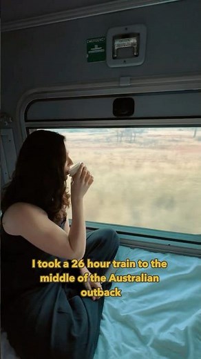 POV: You take the train into the middle of nowhere 🚂🇦🇺 #outback #travelshorts
