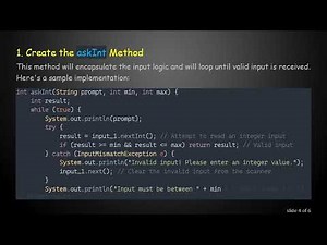 How to Handle User Input Errors Efficiently in Java without Restarting Your Program