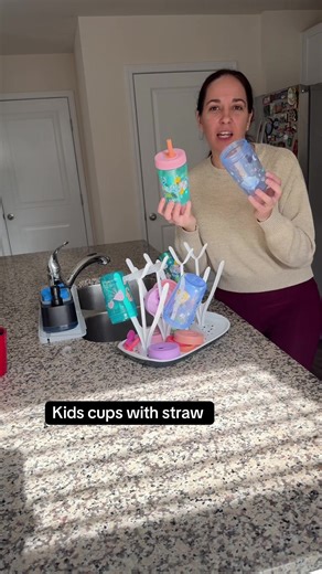 Leakproof Kids Cups with Straw for Easy Drinking