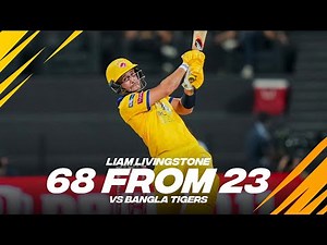 Liam Livingstone 68 from 23 Balls | Day 2 | Player Highlights