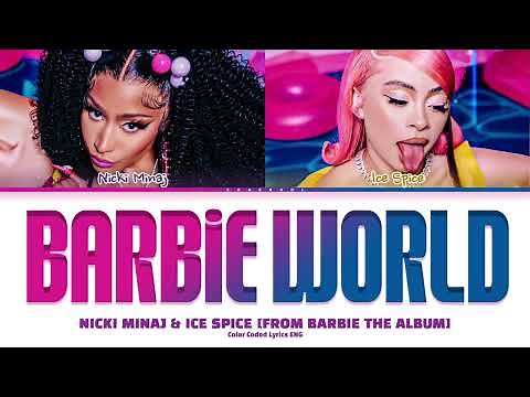 Nicki Minaj & Ice Spice 'Barbie World' (with Aqua) Lyrics (Color Coded Lyrics)