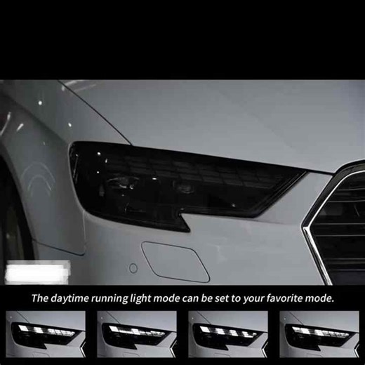 HETOP A3 8V Headlights 2017-2021 S3 RS3 Upgrade Headlight LED Head Lamp Modified Turn Signals Daytime Running Light for Audi