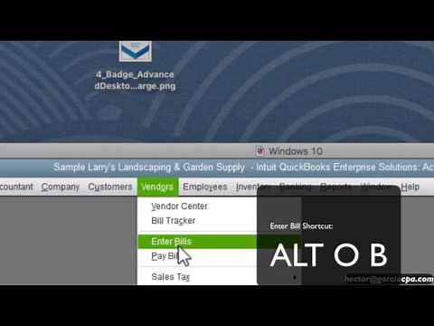 QuickBooks Desktop Hidden Keyboard Shortcuts