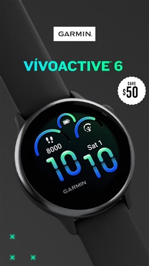 6.9K views | vivoactive 6 has 80+ built-in sports apps, mobility workouts, wrist-based running dynamics and is now $50 off! | Garmin | Facebook