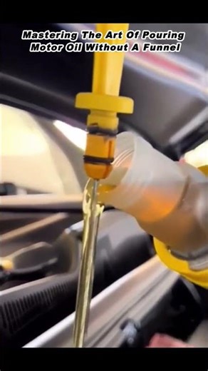 Mastering The Art Of Pouring Motor Oil Without A Funnel