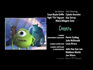 Monsters, Inc. (2001) End Credits with Outtakes and Company Play