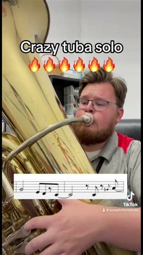 Crazy tuba solo 🔥 #shorts