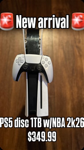 I AM BUYING NOW! on Instagram: "PS5 disc 1TB all cords 1 controller w/NBA2k26 $349.99 come and get it now #viral #viralvideos #follow #followme #followers"