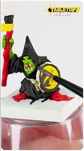 how to paint a night goblin army with contrast paints #shorts #contrastpaints #theoldworld